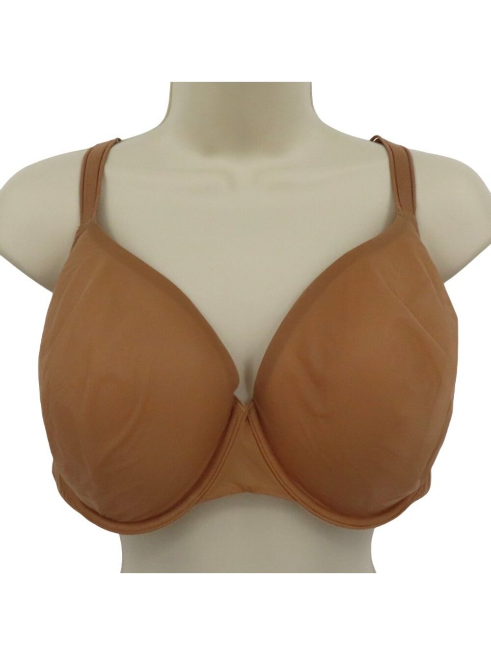 Victorias Secret 40DD Lined Perfect Coverage Bra Underwire Solid Beige Tan